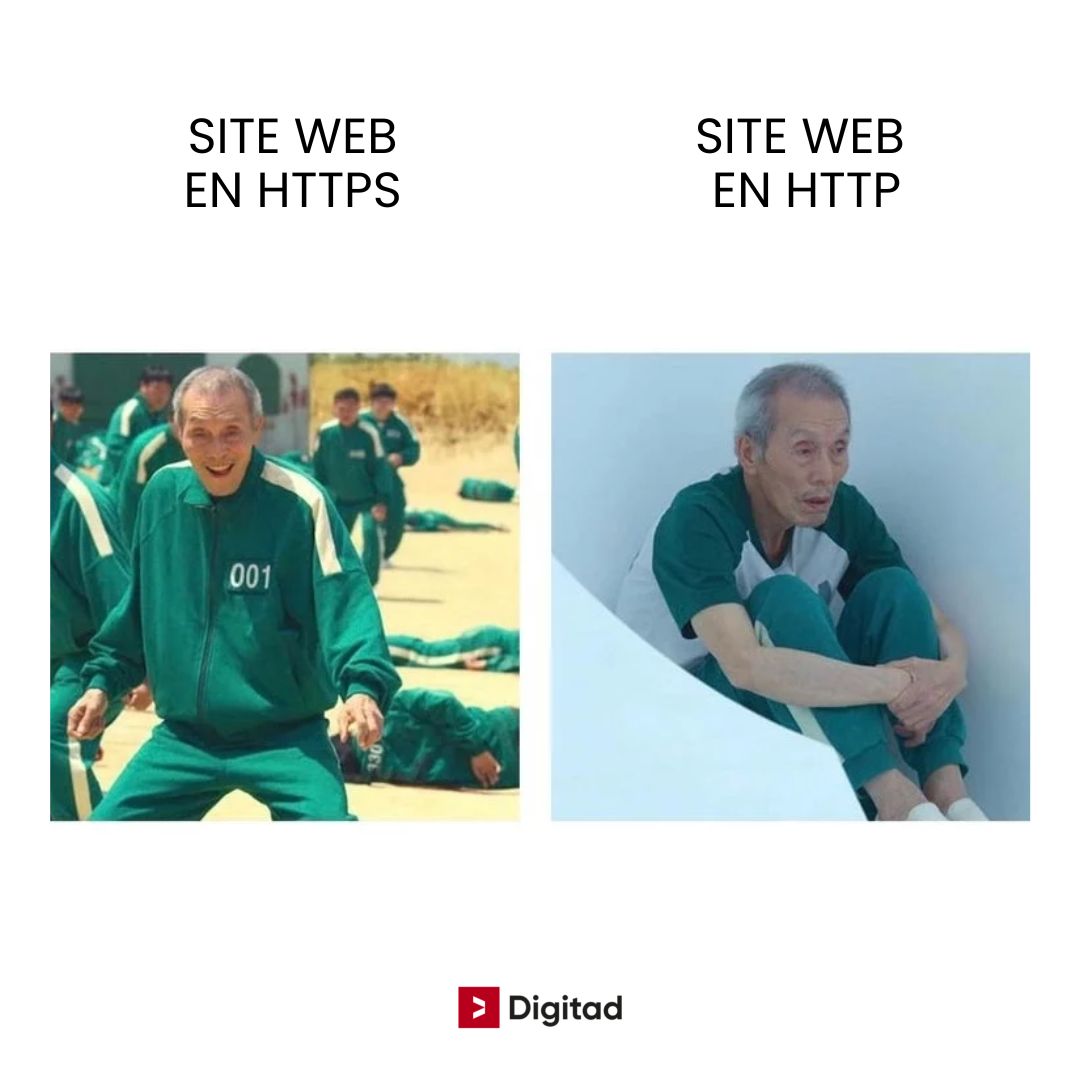 Site web non sécurisé
