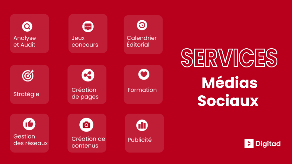 Services d'une agence medias sociaux à Montréal