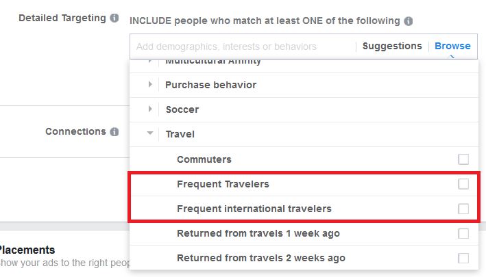 comment bien cibler les voyageurs fréquents sur facebook