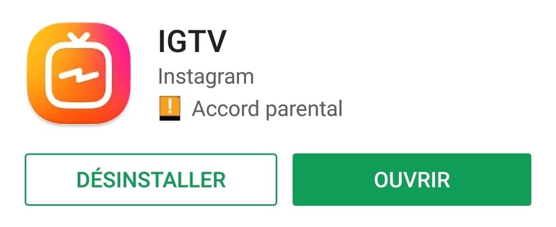 Installer IGTV