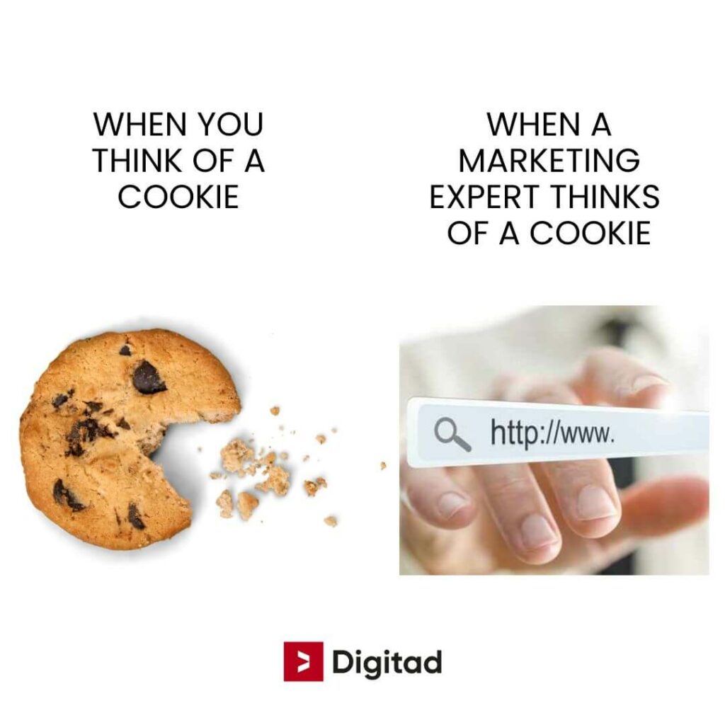 Cookie management on a website