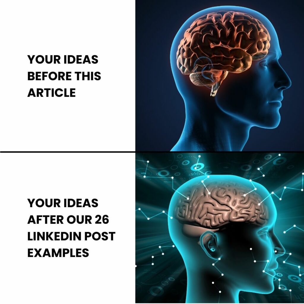 Linkedin posts examples