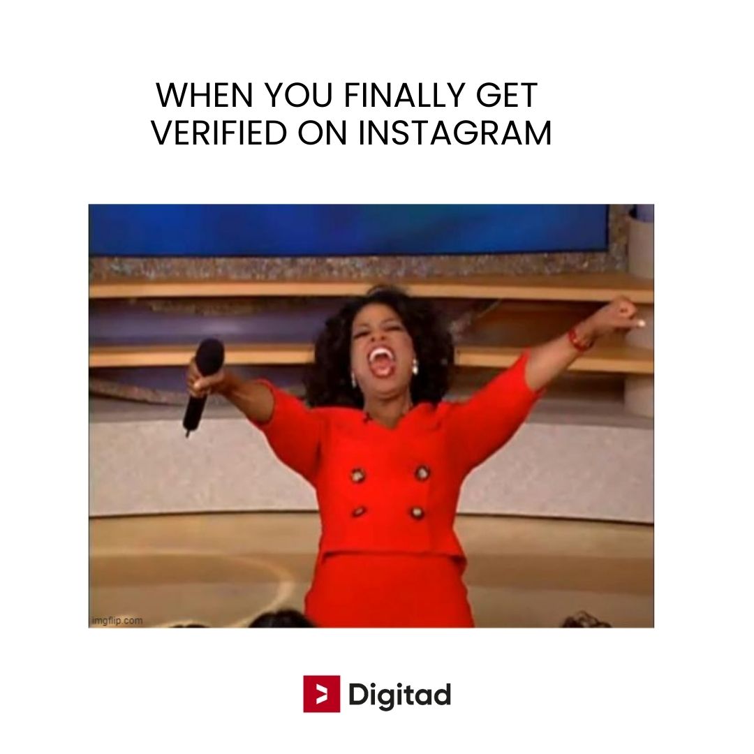 meme get instagram blue check